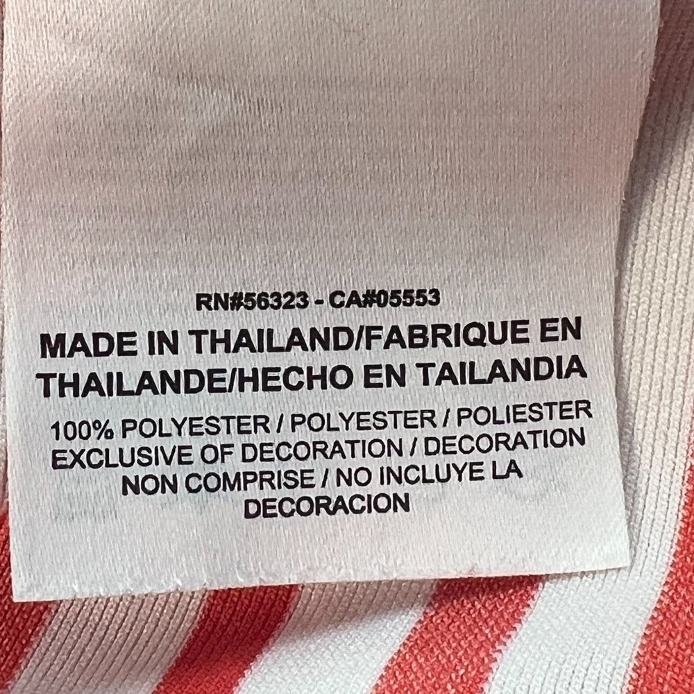 Nike Golf Dri Fit Men's Polo Shirt Size XL Orange Striped Tour Performance - Picture 9 of 13